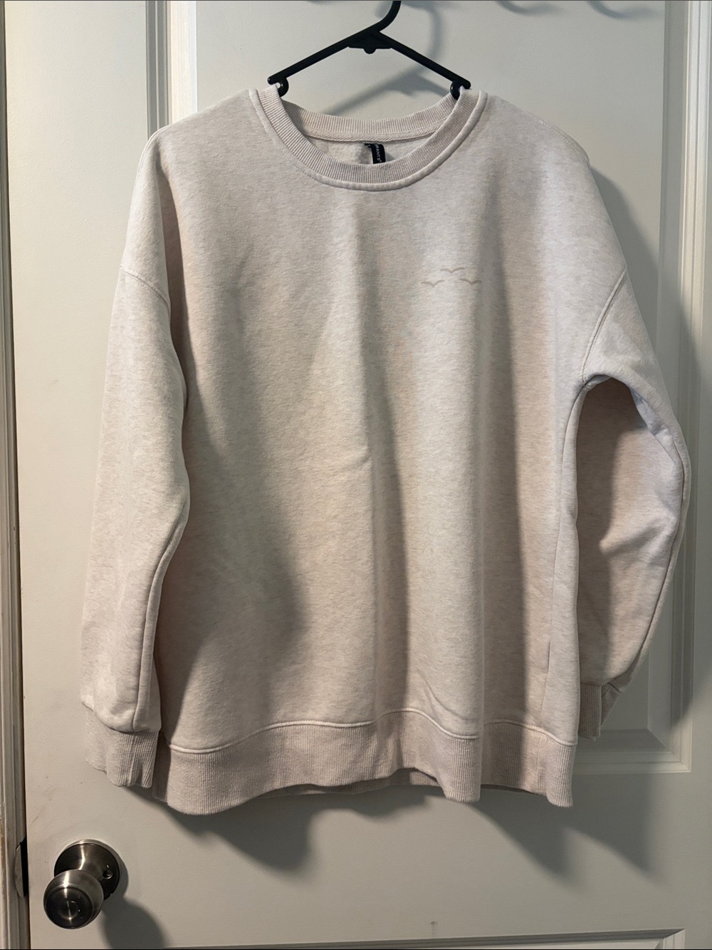 Classic Crewneck Sweatshirt in Light Oatmeal